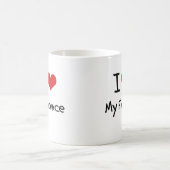 I Liebe mein Verlobte Kaffeetasse (Mittel)