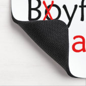 I Liebe mein Verlobte Mousepad (Ecke)