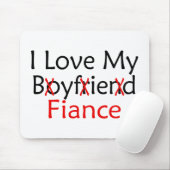 I Liebe mein Verlobte Mousepad (Mit Mouse)
