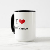 I Liebe mein Verlobte Tasse (Vorderseite Links)