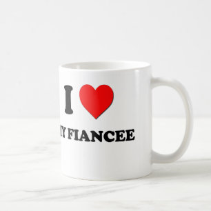 I Liebe mein Verlobtes Kaffeetasse