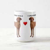 I Liebe Mein Vizsla Kaffeetasse (Mittel)