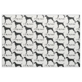 I Liebe mein Vizsla! Stoff (Fat Quarter (45,7 x 55,9 cm))