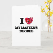 I Liebe mein Vorlagengrad Karte (Gelbe Blume)