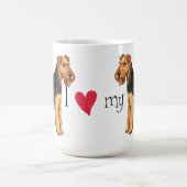 I Liebe mein Waliser-Terrier Kaffeetasse (Mittel)