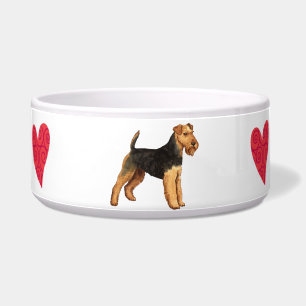 I Liebe mein Waliser-Terrier Napf