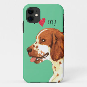 I Liebe mein WaliserSpringerSpaniel iPhone 11 Hülle
