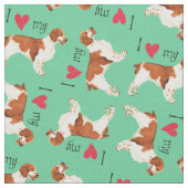 I Liebe mein WaliserSpringerSpaniel Stoff (Nahaufnahme)