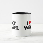 I LIEBE MEIN WEASEL TASSE (Zentrum)