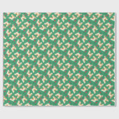 I Liebe mein weicher überzogener Wheaten Terrier Geschenkpapier (Flach)