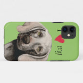I Liebe mein Weimaraner Case-Mate iPhone Hülle (Rückseite (Horizontal))