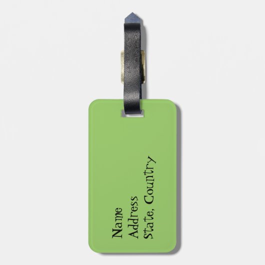 I Liebe mein Weimaraner Gepäckanhänger (Rückseite vertikal)