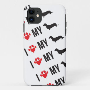 I LIEBE MEIN WEINER ZELLEN-TELEFON-KASTEN Case-Mate iPhone HÜLLE