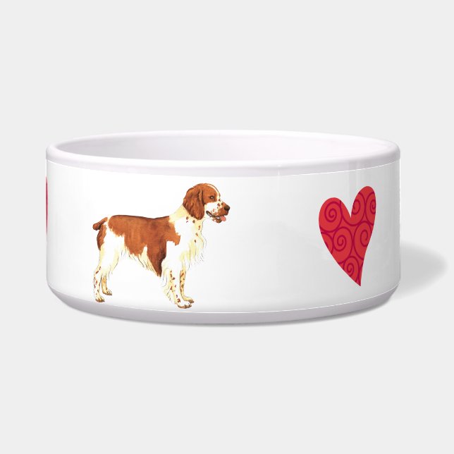 I Liebe mein Welsh Springer Spanier Napf (Vorderseite)