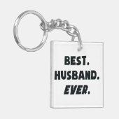 I Liebe mein Weltbester Ehemann überhaupt Schlüsselanhänger (Vorderseite links)