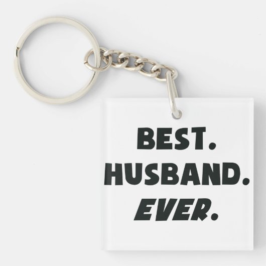 I Liebe mein Weltbester Ehemann überhaupt Schlüsselanhänger (Vorderseite)