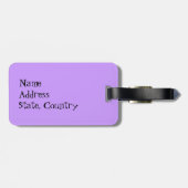 I Liebe mein Westie Gepäckanhänger (Rückseite horizontal)