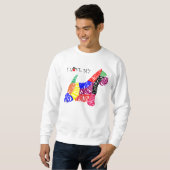 I Liebe mein Westie Sweatshirt (Vorne ganz)