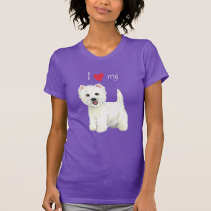 I Liebe mein Westie T-Shirt