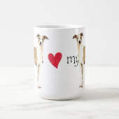 I Liebe mein Whippet Kaffeetasse (Mittel)