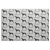 I Liebe mein Windhund! Stoff (Fat Quarter (45,7 x 55,9 cm))