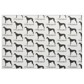 I Liebe mein Windhund! Stoff (Fat Quarter (45,7 x 55,9 cm))