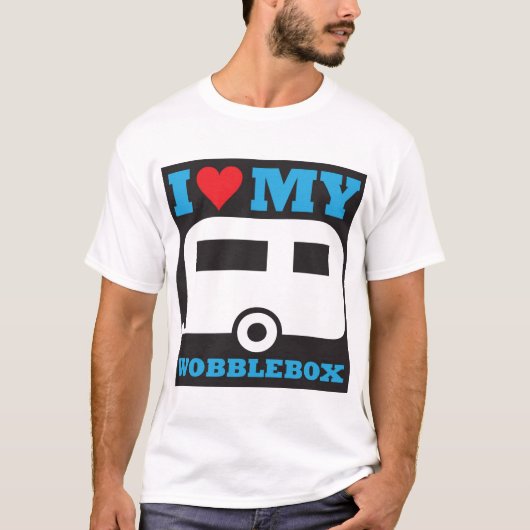 I Liebe mein Wobble-Kasten T-Shirt (Vorderseite)