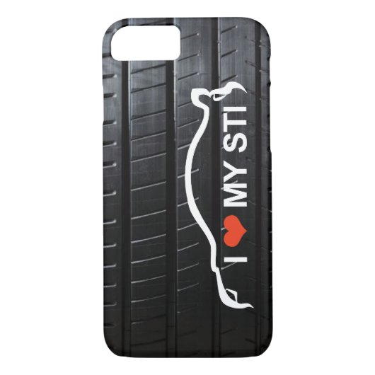 I Liebe MEIN WTI auf Reifenschritt Case-Mate iPhone Hülle (Rückseite)