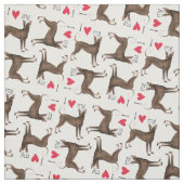 I Liebe mein Xolo Stoff (Muster)