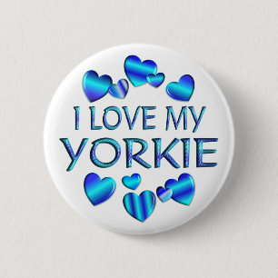 I Liebe mein Yorkie Button