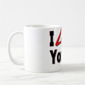 I Liebe mein Yorkie-Poo Kaffeetasse (Links)