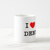 I Liebe mein ZAHNARZT Kaffeetasse (Mittel)