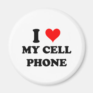 I Liebe mein Zellen-Telefon Magnet
