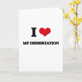 I Liebe meine Abhandlung Karte (Gelbe Blume)