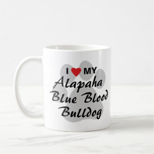 I Liebe meine Alapaha blaues Blut-Bulldogge Kaffeetasse