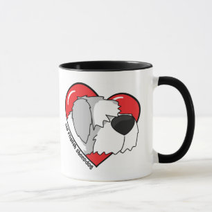 I Liebe meine alte englische Schäferhund-Tasse Tasse
