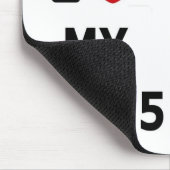 I Liebe meine AR-15 Mausunterlage Mousepad (Ecke)