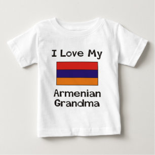 I Liebe meine armenische Großmutter Baby T-shirt