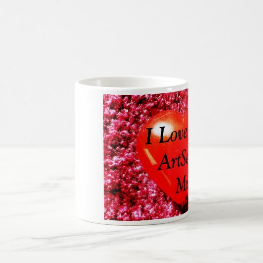 I Liebe meine ArtSees Tasse (Mittel)