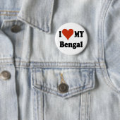 I Liebe meine bengalischen Katzen-Waren Button (Beispiel)