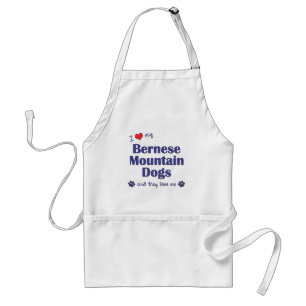 I Liebe meine Bernese Gebirgshunde (mehrfache Schürze