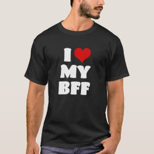 I Liebe MEINE BESTE FREUNDIN Bestie I Herz Bester T-Shirt