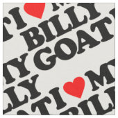 I LIEBE MEINE BILLY-ZIEGE STOFF (Nahaufnahme)