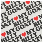 I LIEBE MEINE BILLY-ZIEGE STOFF (Muster)