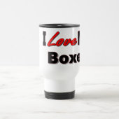 I Liebe meine Boxer-Hundewaren Reisebecher (Mittel)