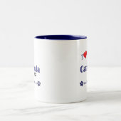 I Liebe meine Catahoula Mischung (weiblicher Hund) Zweifarbige Tasse (Mittel)