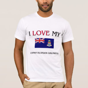 I Liebe meine Cayman-Inselbewohner-Freundin T-Shirt