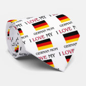 I Liebe meine deutsche Mama Krawatte (Gerollt)