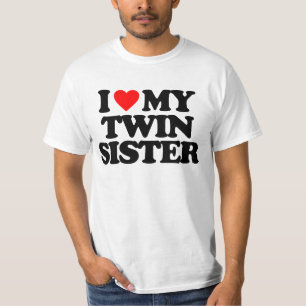 I LIEBE MEINE DOPPELschwester T-Shirt