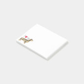 I Liebe meine Drahthaar-Dackel Post-it Klebezettel (angewinkelt)